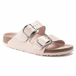 Coupon 🧨 Birkenstock Arizona Natural Leather Patent High Shine Light Rose 🥰