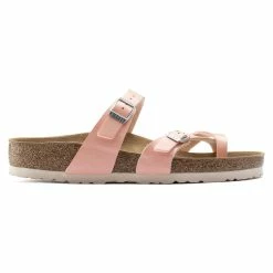 Best Pirce ⭐ Birkenstock Mayari Birko-Flor Coral Peach 🧨 -women-sandals sale 1022832 side
