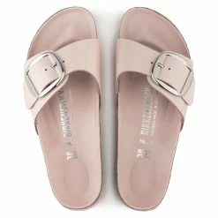 Discount 🧨 Birkenstock Madrid Natural Leather Patent High Shine Light Rose ❤️ -women-sandals sale 1022890 top