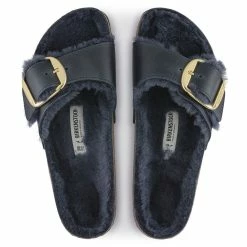 Budget ⌛ Birkenstock Madrid Big Buckle Oiled Leather Midnight 🛒 -women-sandals sale 1023185 top