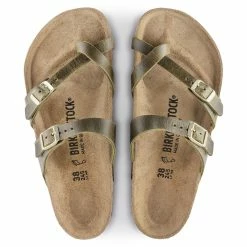 Cheapest 😀 Birkenstock Mayari Oiled Leather Olive 🔔 -women-sandals sale 1023209 top