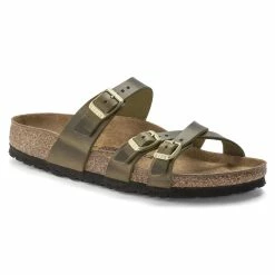 Promo ❤️ Birkenstock Franca Oiled Leather Olive 🎁
