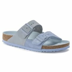 Best deal 😀 Birkenstock Arizona Split Nubuck/Suede Leather Dusty Blue 🎉
