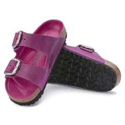Cheap 🧨 Birkenstock Arizona Oiled Leather Festival Fuchsia ❤️ -women-sandals sale 1023336 sole