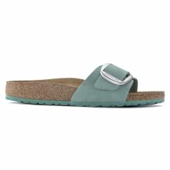 Cheap ⌛ Birkenstock Madrid Nubuck Leather Beryl 🎉 -women-sandals sale 1023385 side