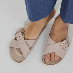 Deals 🎁 Birkenstock Siena Suede Leather Light Rose 👍 -women-sandals sale 1023495 detail 8