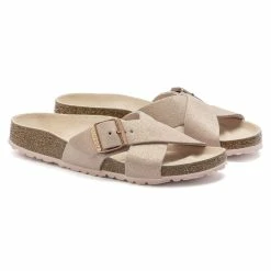 Deals 🎁 Birkenstock Siena Suede Leather Light Rose 👍 -women-sandals sale 1023495 pair
