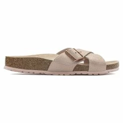Deals 🎁 Birkenstock Siena Suede Leather Light Rose 👍 -women-sandals sale 1023495 side