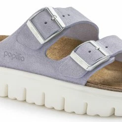 Best Sale 🌟 Papillio Arizona Suede Leather Purple Fog 😍 -women-sandals sale 1023499 detail 1