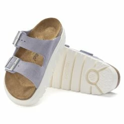 Best Sale 🌟 Papillio Arizona Suede Leather Purple Fog 😍 -women-sandals sale 1023499 sole