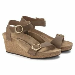 Best Sale 👍 Papillio Soley Oiled Leather Cognac ✨ -women-sandals sale 1023539 pair