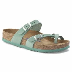 Cheapest ๐ Birkenstock Mayari Nubuck Leather Beryl ๐