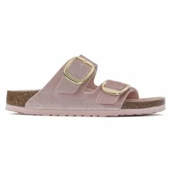 Hot Sale โค๏ธ Birkenstock Arizona Big Buckle Velvet Light Rose ๐ 17 Hot Sale โค๏ธ Birkenstock Arizona Big Buckle Velvet Light Rose ๐ -women-sandals sale 1023580 side