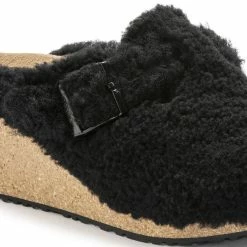 Flash Sale 👍 Papillio Fanny Shearling Teddy Black 🔔 -women-sandals sale 1023712 detail 1