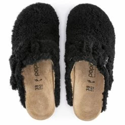 Flash Sale 👍 Papillio Fanny Shearling Teddy Black 🔔 -women-sandals sale 1023712 top