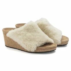 Outlet ⭐ Papillio Namica Shearling Teddy Eggshell 🧨 -women-sandals sale 1023713 pair