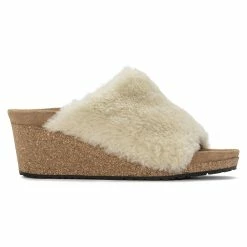 Outlet ⭐ Papillio Namica Shearling Teddy Eggshell 🧨 -women-sandals sale 1023713 side