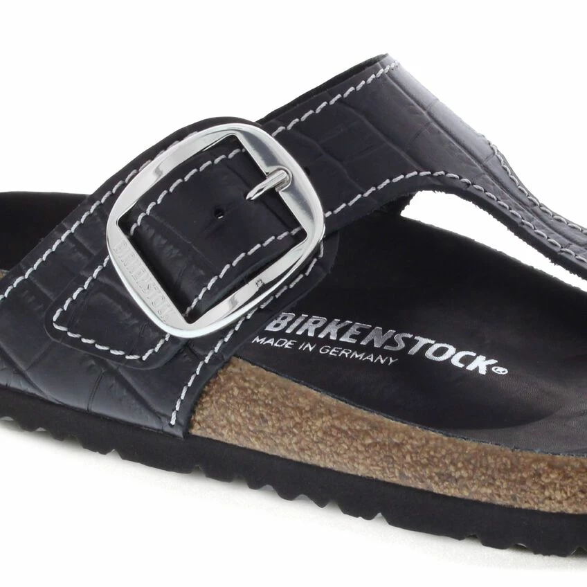 Outlet π Birkenstock Gizeh Big Buckle Natural Leather Patent Black Black π 7 Outlet π Birkenstock Gizeh Big Buckle Natural Leather Patent Black Black π - Image 7