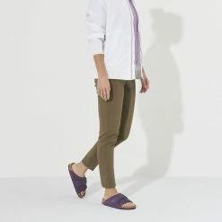 Best deal ❤️ Birkenstock Kyoto Suede Leather Wine 🔥 -women-sandals sale 1023784 f look f