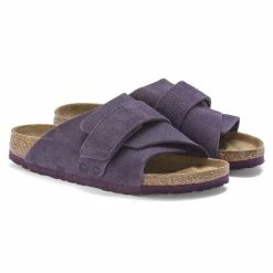 Best deal ❤️ Birkenstock Kyoto Suede Leather Wine 🔥 -women-sandals sale 1023784 pair