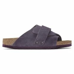 Best deal ❤️ Birkenstock Kyoto Suede Leather Wine 🔥 -women-sandals sale 1023784 side