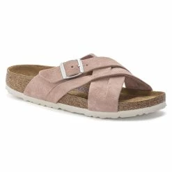 New ⌛ Birkenstock Lugano Suede Leather Pink Clay 🔥
