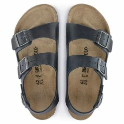Best Sale π₯ Birkenstock Milano Oiled Leather Insignia Blue π 12 Best Sale π₯ Birkenstock Milano Oiled Leather Insignia Blue π -women-sandals sale 1023924 top