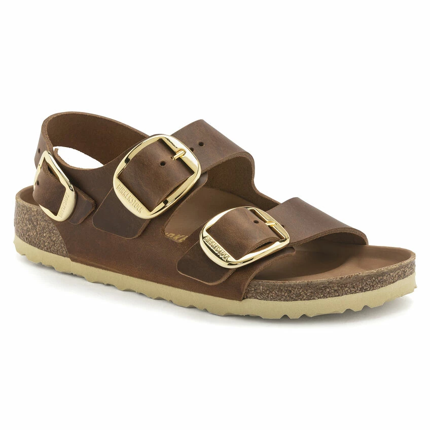 Outlet ✔️ Birkenstock Milano Big Buckle Oiled Leather Cognac ❤️ 2 Outlet ✔️ Birkenstock Milano Big Buckle Oiled Leather Cognac ❤️ - Image 2