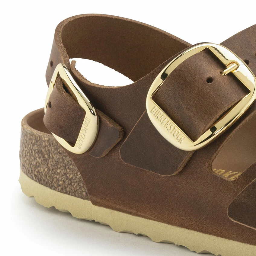 Outlet ✔️ Birkenstock Milano Big Buckle Oiled Leather Cognac ❤️ 9 Outlet ✔️ Birkenstock Milano Big Buckle Oiled Leather Cognac ❤️ - Image 9
