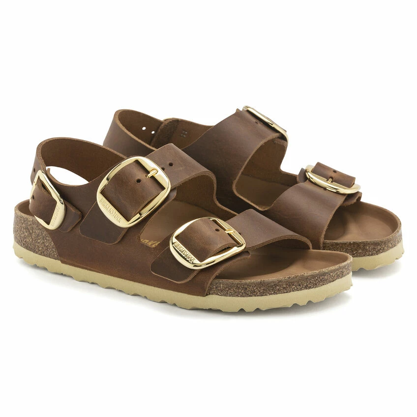 Outlet ✔️ Birkenstock Milano Big Buckle Oiled Leather Cognac ❤️ 7 Outlet ✔️ Birkenstock Milano Big Buckle Oiled Leather Cognac ❤️ - Image 7