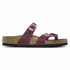 Cheap ⌛ Birkenstock Mayari Oiled Leather Festival Fuchsia 🛒 -women-sandals sale 1024034 side