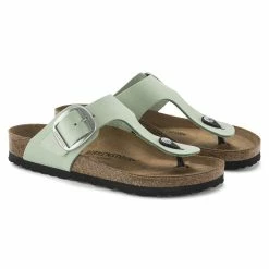 Best reviews of ✔️ Birkenstock Gizeh Big Buckle Nubuck Matcha 🤩 -women-sandals sale 1024046 pair