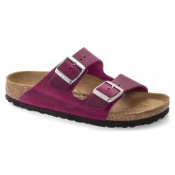 Deals 🤩 Birkenstock Arizona Oiled Leather Festival Fuchsia 👍