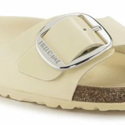 Coupon 💯 Birkenstock Madrid Natural Leather Patent High Shine Butter 🔥 -women-sandals sale 1024173 detail 1