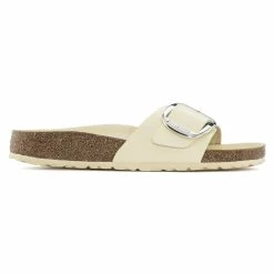 Coupon 💯 Birkenstock Madrid Natural Leather Patent High Shine Butter 🔥 -women-sandals sale 1024173 side