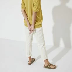 Budget 😀 Birkenstock Gizeh Natural Leather Patent High Shine Mud Green 😀 -women-sandals sale 1024273 f look f