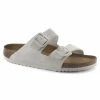 Flash Sale 🛒 Birkenstock Arizona Suede Leather Antique White Antique White ⌛