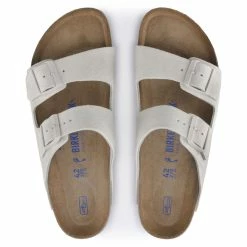 Flash Sale 🛒 Birkenstock Arizona Suede Leather Antique White Antique White ⌛ -women-sandals sale 1024516 top