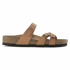 Buy 🥰 Birkenstock Franca Birko-Flor Nubuck Pecan 🤩 16 Buy 🥰 Birkenstock Franca Birko-Flor Nubuck Pecan 🤩 -women-sandals sale 1024992 side