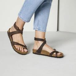 Brand new 😍 Birkenstock Yara Oiled Leather Habana 🔥 -women-sandals sale 13391 f closeup f