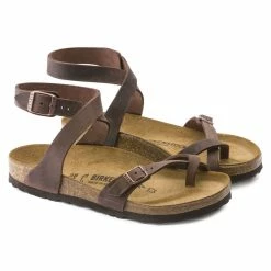 Brand new 😍 Birkenstock Yara Oiled Leather Habana 🔥 -women-sandals sale 13391 pair