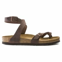 Brand new 😍 Birkenstock Yara Oiled Leather Habana 🔥 -women-sandals sale 13391 side