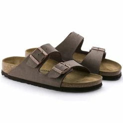 Top 10 ✨ Birkenstock Arizona Birko-Flor Nubuck Mocha 🔔 -women-sandals sale 151183 pair