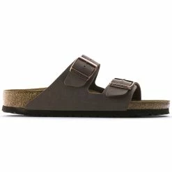 Top 10 ✨ Birkenstock Arizona Birko-Flor Nubuck Mocha 🔔 -women-sandals sale 151183 side