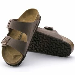 Top 10 ✨ Birkenstock Arizona Birko-Flor Nubuck Mocha 🔔 -women-sandals sale 151183 sole