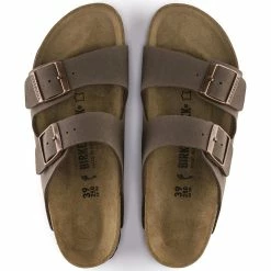 Top 10 ✨ Birkenstock Arizona Birko-Flor Nubuck Mocha 🔔 -women-sandals sale 151183 top