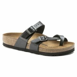 Outlet 🎁 Birkenstock Mayari Birko-Flor Graceful Licorice Graceful Licorice 💯