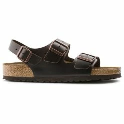 Coupon ๐คฉ Birkenstock Milano Real Leather Soft Footbed Amalfi Testa Di Moro ๐ 16 Coupon ๐คฉ Birkenstock Milano Real Leather Soft Footbed Amalfi Testa Di Moro ๐ -women-sandals sale 234541 side