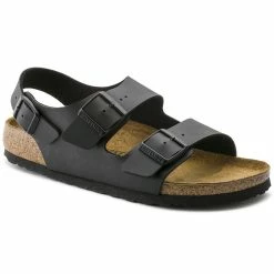 New ๐ Birkenstock Milano Birko-Flor Black ๐งจ