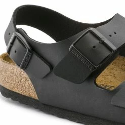 New 😍 Birkenstock Milano Birko-Flor Black 🧨 -women-sandals sale 34793 detail 1